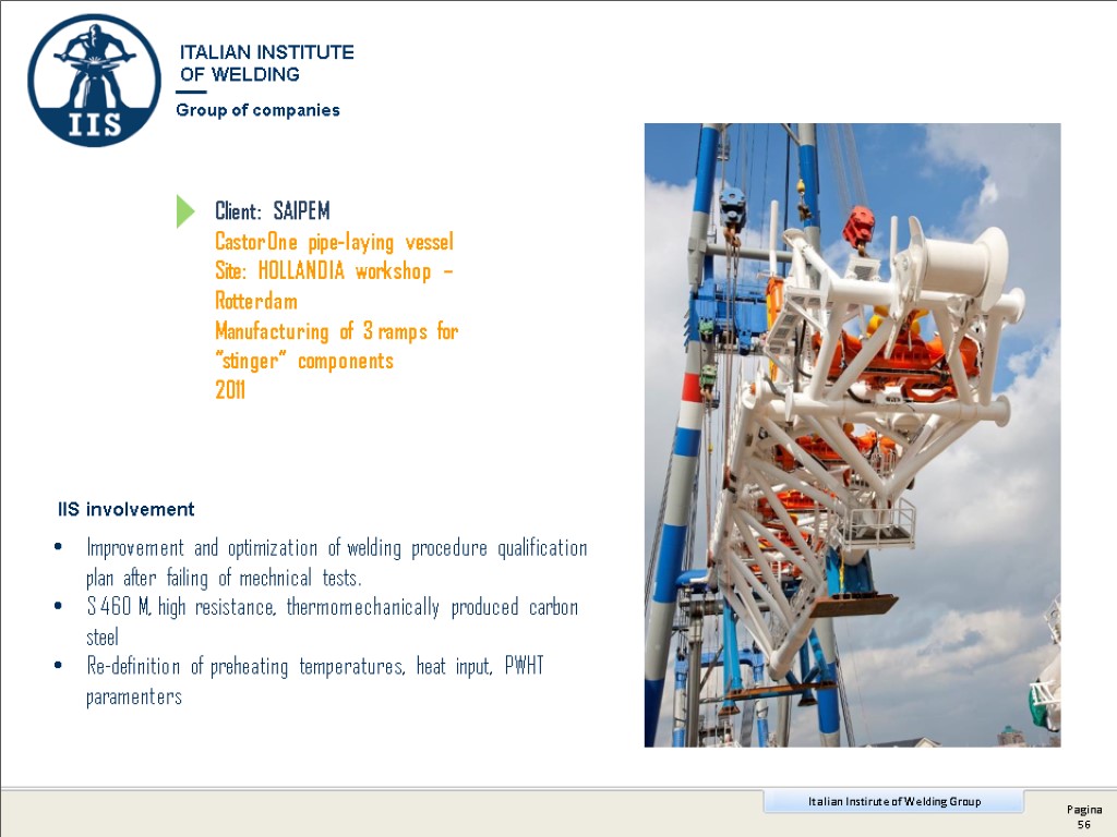 Improvement and optimization of welding procedure qualification plan after failing of mechnical tests. S